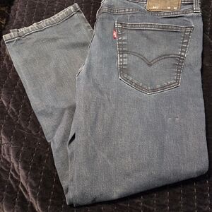 Mens 541 Levi's Athletic Taper Fit Indigo Jeans 36x30